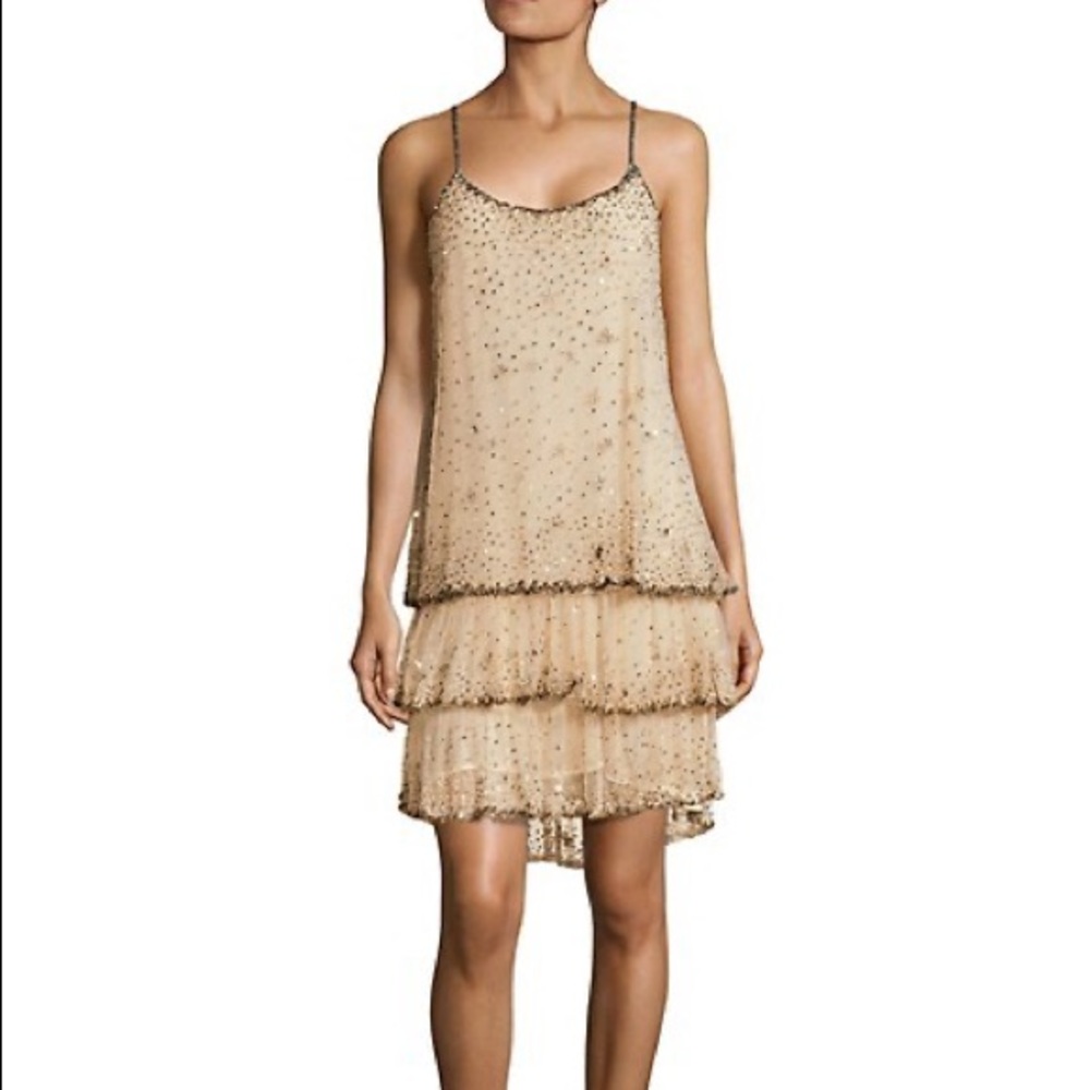 BNWT! ✨Joie Geddy Sequin Star Champagne Dress🌟